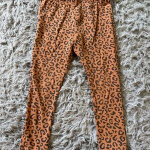 Jumping Beans Leopard Print Leggings - Brown and Black